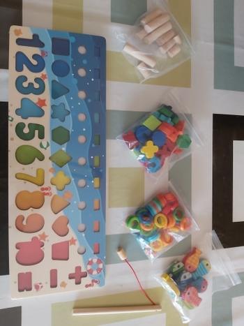TrendyVibes.CO Montessori Educational Wooden Toys for Colors and Counting Review