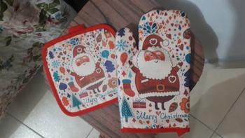 TrendyVibes.CO 2pc Set Christmas Pot Holder and Mittens Review