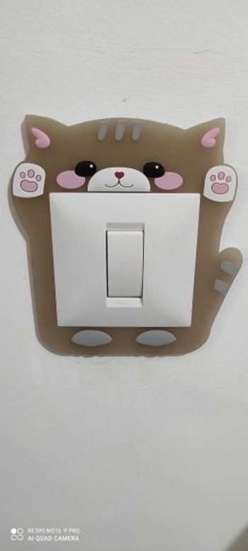 TrendyVibes.CO Cute Cartoon Silicon Light Switch Sticker Review