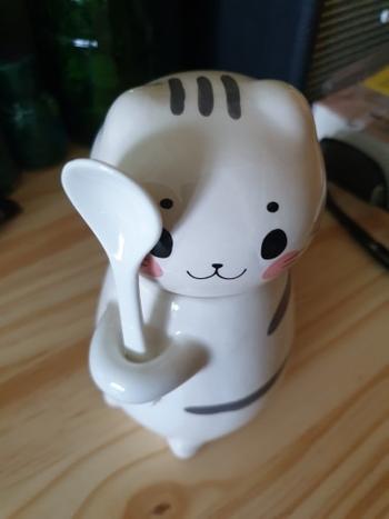 TrendyVibes.CO Cute Ceramic Cat Coffee Mug With Spoon Review