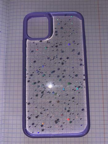 TrendyVibes.CO Transparent Holographic Glitter Star iPhone Case Review