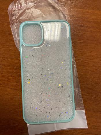 TrendyVibes.CO Transparent Holographic Glitter Star iPhone Case Review