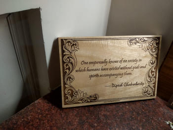 Woodgeek store Wooden Frame Custom Engraved With A Motivational Quote For Teacher Review