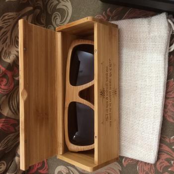 Woodgeek store The Biker - brown bamboo rectangular wooden sunglasses Review
