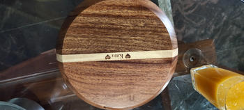 Woodgeek store Handmade Wooden Plate | Dinner Plate Review