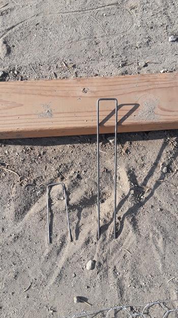 Sandbaggy 9-inch Long Landscape Garden Staples Pins (3 Inches Longer) - 11 Gauge Review