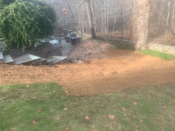 Sandbaggy Coir Mat - Erosion Control (Biodegradable) - Coconut Fibers - 4 ft Wide (Lasts 2-5 yr) Review