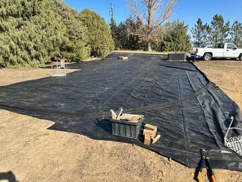Sandbaggy Woven Geotextile Landscape Fabric | 50 Year Fabric | For Soil Stabilization & Underlayment for Driveway Pavers, Gravel Roads & Parking Lots | 6 ft, 12.5 ft, or 17.5 ft Wide Review