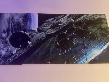 Panel Wall Art Star Wars Millennium Falcon Review