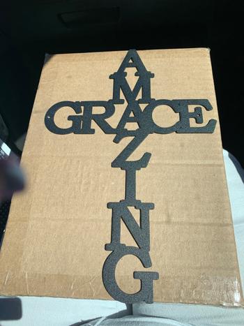 Bluewater Decor Amazing Grace Cross Review