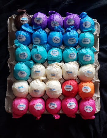 SALUS Earthy and Natural Scented Bath Bomb 30 Pack Review