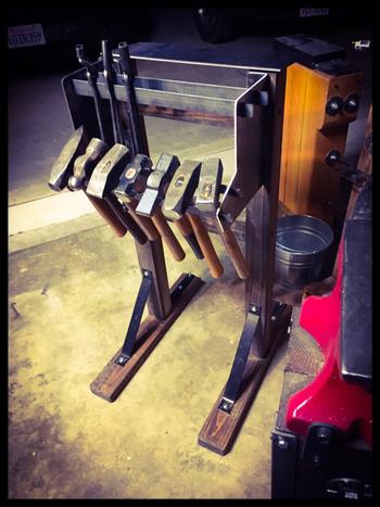 Ken's Custom Iron Store Compact Tong and Hammer Rack Review