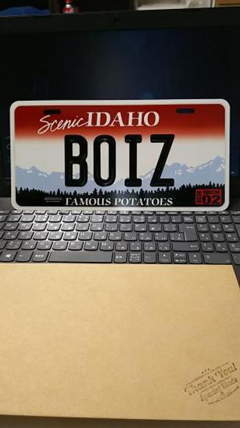 PL8HERO [Embossed/Large/US Car] Idaho/Original American License Plate/Nameplate Review