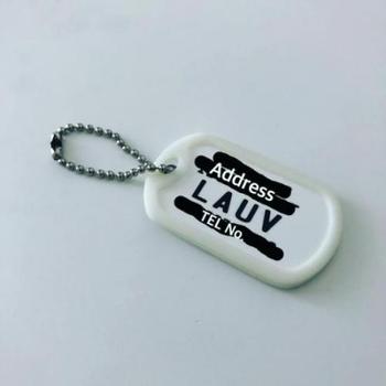 PL8HERO [Dog Tag] Hawaii Bicycle Tag White/Original American License Plate Type Review