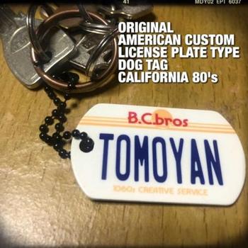 PL8HERO [Dog tag] California 1980's/original American license plate type Review