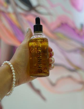 SKINNED  Ride It, My Peony Body Oil Review