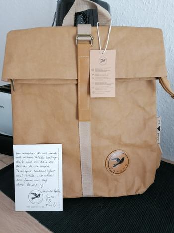 PAPERO BAGS PAPERO Rucksack aus Papier COUGAR MINI 13L waschbar, reißfest, wasserfest, vegan, nachhaltig Review