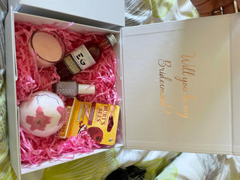 Pink Positive Personalised Gift Box with Name | Custom Gift Box Review