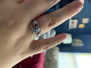Biddy Murphy Irish Gifts Claddagh Ring for Women - Real Sterling Silver with Braided Band by Our Maker-Partner in Co. Dublin Review