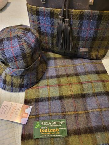 Biddy Murphy Irish Gifts 100% Lambswool 12 W x 60 L Standard Length Irish Scarf Woven by Our Maker-Partner in Co. Tipperary Review