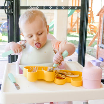 We Might Be Tiny Toddler Feedie® Cutlery Set - Yellow Review