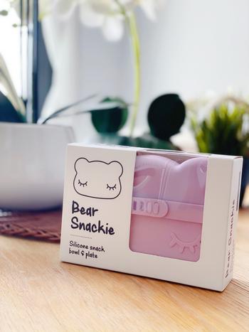 We Might Be Tiny Bear snackie® - Lilac Review