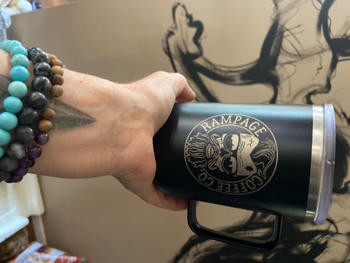 Rampage Coffee Co. Stainless Steel Vacuum Mug 15oz | Rampage Coffee Co. Review