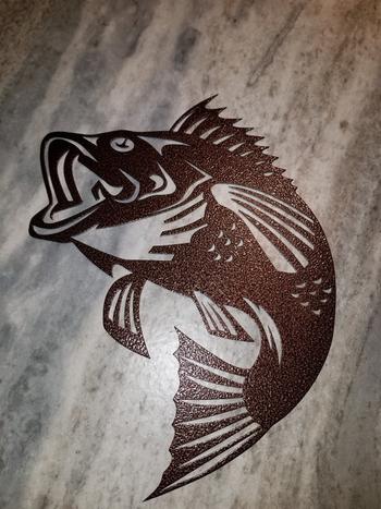 Lakeshore Metal Decor Bass Fish Review