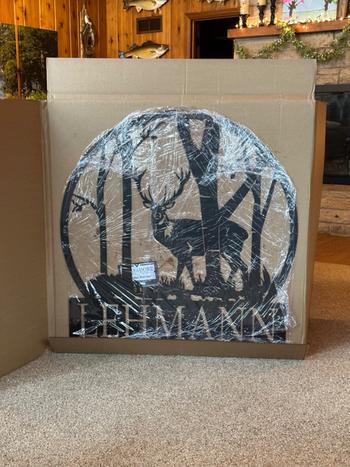 Lakeshore Metal Decor Deer Circle Monogram Review