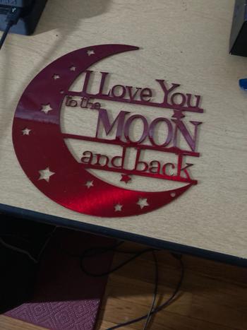 Lakeshore Metal Decor I Love You to the Moon & Back Review