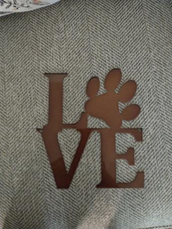 Lakeshore Metal Decor Dog Love with Paw Review