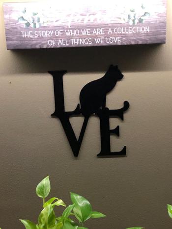 Lakeshore Metal Decor Cat Love Review