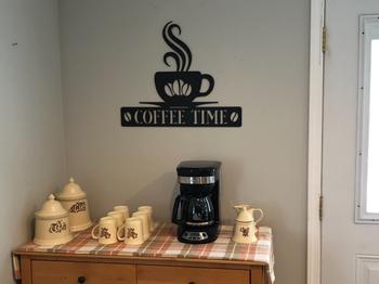 Lakeshore Metal Decor Coffee Time Review