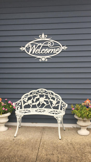 Lakeshore Metal Decor Welcome Review