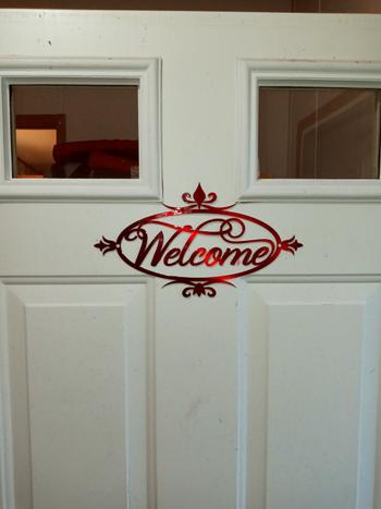 Lakeshore Metal Decor Welcome Review