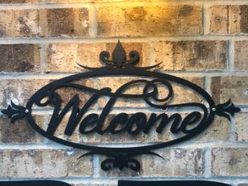 Lakeshore Metal Decor Welcome Review