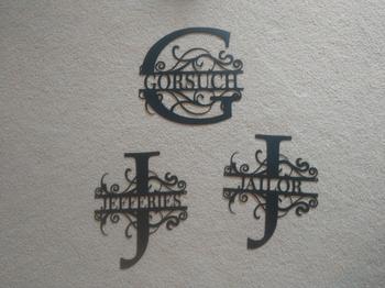 Lakeshore Metal Decor Split Letter Monogram Review