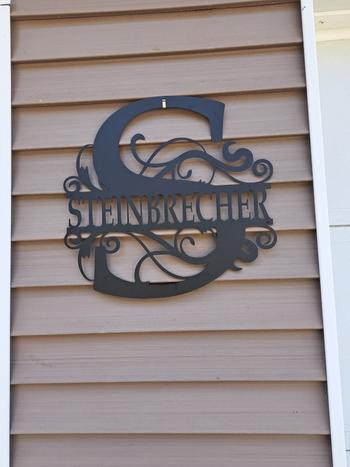Lakeshore Metal Decor Split Letter Monogram Review