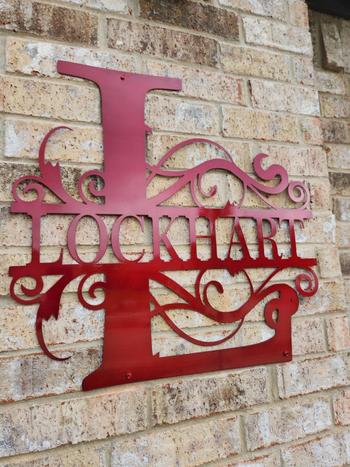 Lakeshore Metal Decor Split Letter Monogram Review