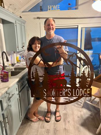 Lakeshore Metal Decor Wilderness Monogram Review