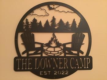 Lakeshore Metal Decor Campfire Monogram Review