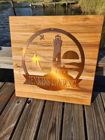 Lakeshore Metal Decor Lighthouse Monogram Review