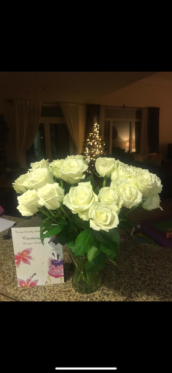 Upscale and Posh Luxury White Roses Review