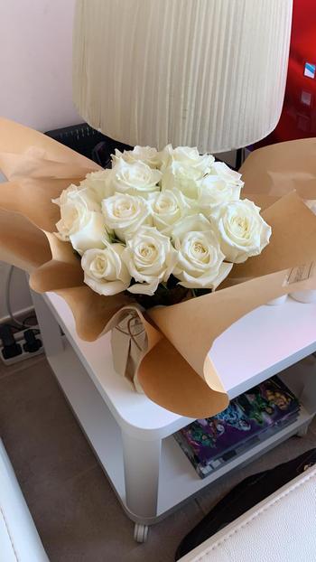 Upscale and Posh Luxury White Roses Review