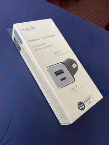 Dab Lew Tech Moshi USB-C Car Charger-Quick Duo-20W dual-port USB car charger - 99MO022072 Review