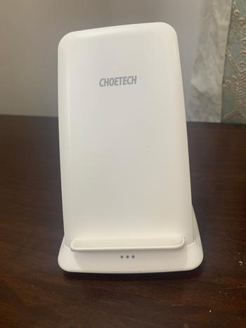 Dab Lew Tech Choetech 15W Fast Wireless Charger Stand with Wall Charger US   1.2m Cable - White - T555-F Review