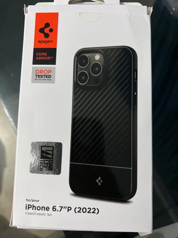 Dab Lew Tech Spigen Core Armor Phone Case for iPhone 14 Pro Max - Matte Black Review