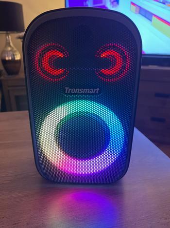 Dab Lew Tech Tronsmart Halo 100 Party Portable Speaker, 60W Stereo Sound Bluetooth Speaker, IPX6, 18H Playtime, Custom EQ  Review