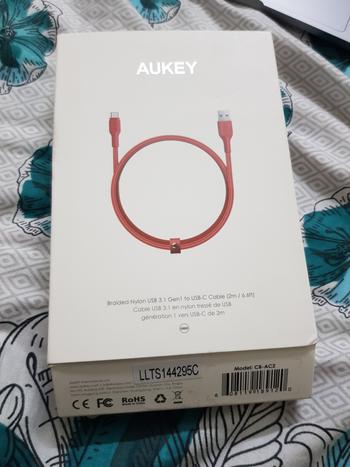 Dab Lew Tech Aukey Braided Nylon USB 3.1 A to C Cable (6.6ft) CB-AC2 Review