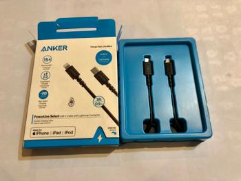 Dab Lew Tech Anker PowerLine Select USB-C to Lightning Cable 3ft - Black - A8612H11 Review